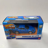 1/43 Hot Wheels Pull-Back Speeders Porsche 911 GT3 Blue