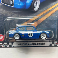 Hot Wheels 1/64 Boulevard Mix T ‘67 Ford Anglia Racer Blue