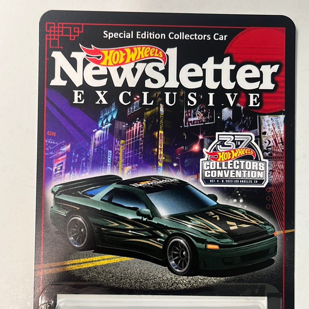 Hot Wheels Convention Newsletter Mitsubishi 3000GT VR-4 Green