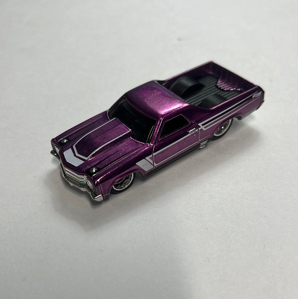 *Loose* Hot Wheels Super Treasure Hunt ‘71 Chevy El Camino Purple