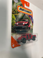 Matchbox 1/64 Jungle ‘20 Jeep Gladiator Red - Damaged Card