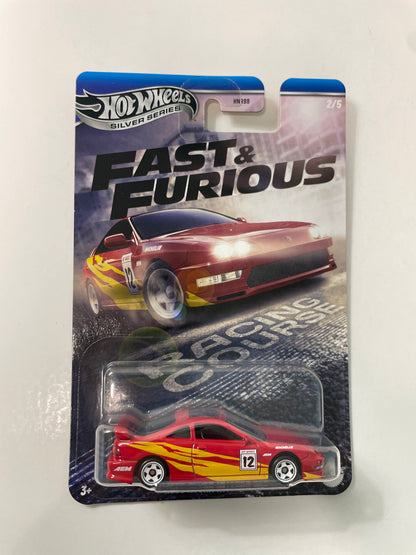 Hot Wheels 1/64 Silver Series Fast and Furious Racing Course 1996 Acura Integra GSR Red