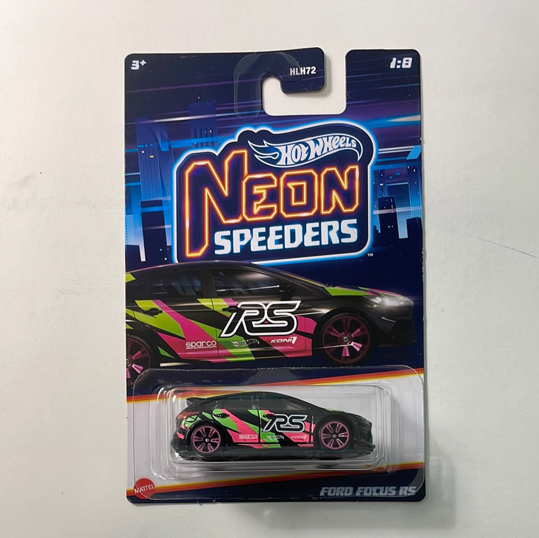 Hot Wheels 1/64 Neon Speeders Ford Focus RS