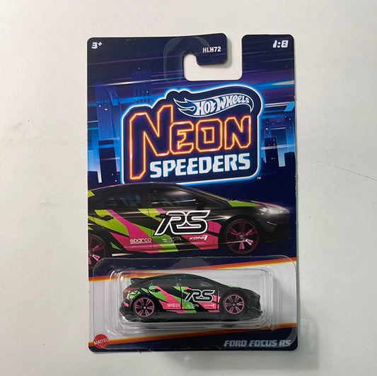 Hot Wheels 1/64 Neon Speeders Ford Focus RS