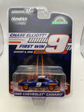 Greenlight 1/64 Hobby Exclusive Hendrick Motorsports Chase Elliott 1969 Chevrolet Camaro #9 Blue