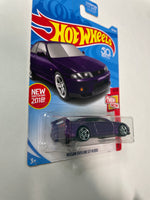 Hot Wheels 1/64 Nissan Skyline GT-R R33 Purple - Damaged Card