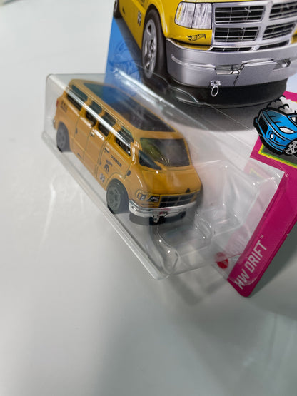 Hot Wheels 1/64 Dodge Van Yellow