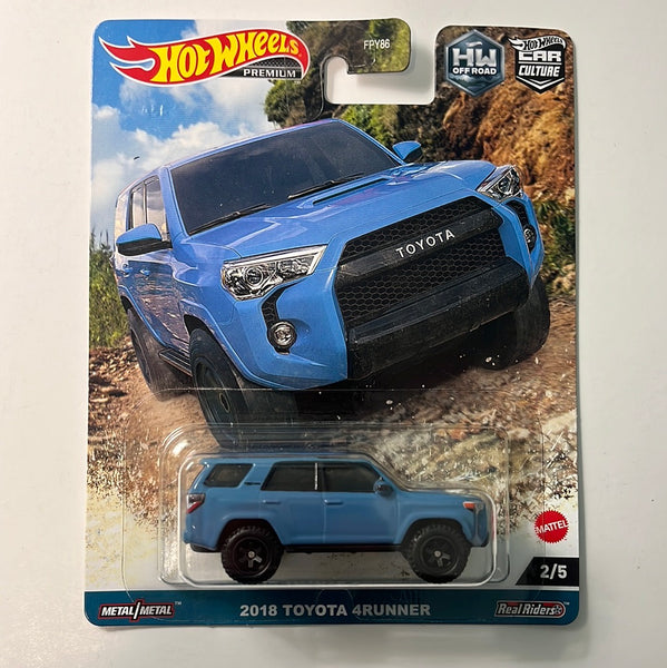 Hot Wheels 1/64 Car Culture Off Road 2018 Toyota 4Runner Blue