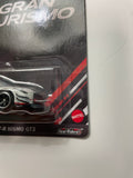 Hot Wheels 1/64 Pop Culture Gran Turismo Nissan GT-R Nismo GT3 White - Damaged Card