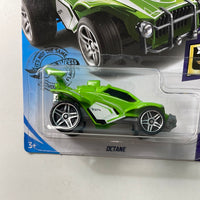 Hot Wheels 1/64 Rocket League Octane Green - Damaged Card