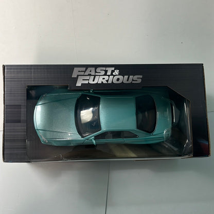 Jada 1/24 Brian’s 2002 Nissan Skyline GT-R34 Green Fast and Furious - Damaged Box