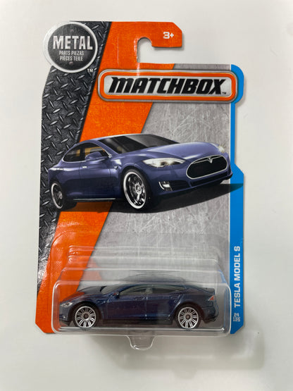 Matchbox 1/64 Tesla Model S Blue