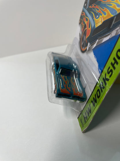 Hot Wheels 1/64 ‘74 Brazilian Dodge Charger Teal - Damaged Box