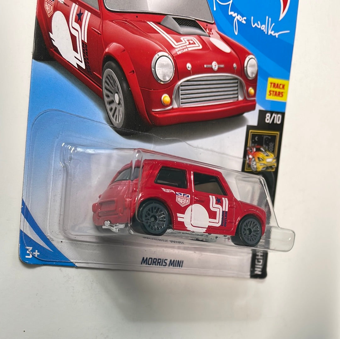 Hot Wheels 1/64 Morris Mini Red - Damaged Box