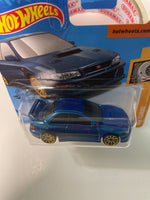 Hot Wheels 1/64 ‘98 Subaru Impreza 22B STI-Version Short Card Blue