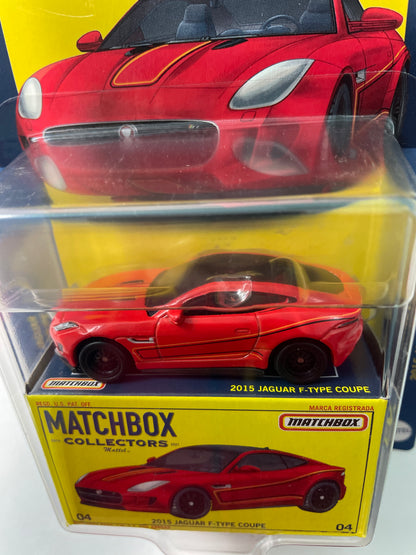 Matchbox Collectors 1/64 2015 Jaguar F-Type Coupe Red - HFL78
