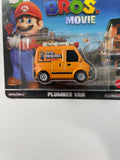 Hot Wheels 1/64 Pop Culture The Super Mario Bros.Movie Plumber Van Orange