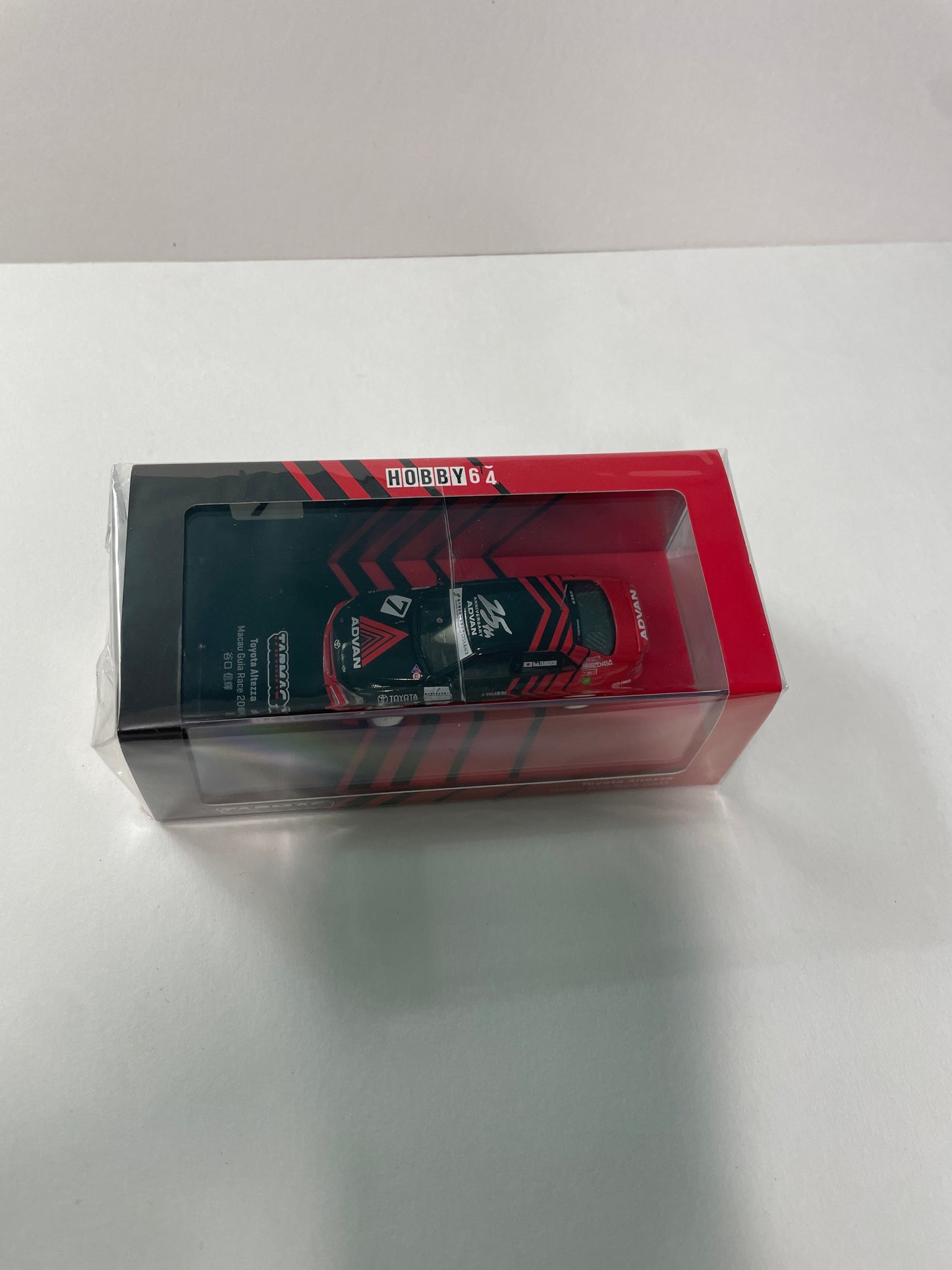Tarmac Works 1/64 Hobby64 Toyota Altezza Macau Guia Race 2003 #7 - Damaged Box