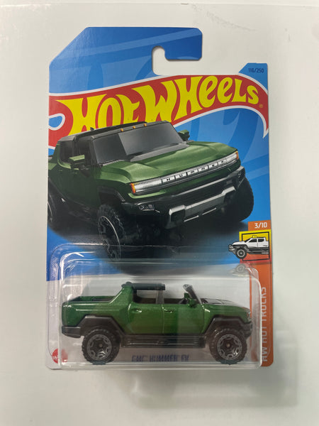 Hot Wheels 1/64 GMC Hummer EV Green