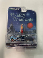 Greenlight 1/64 Holiday Ornaments 1955 Cadillac Fleetwood Series 60 Blue