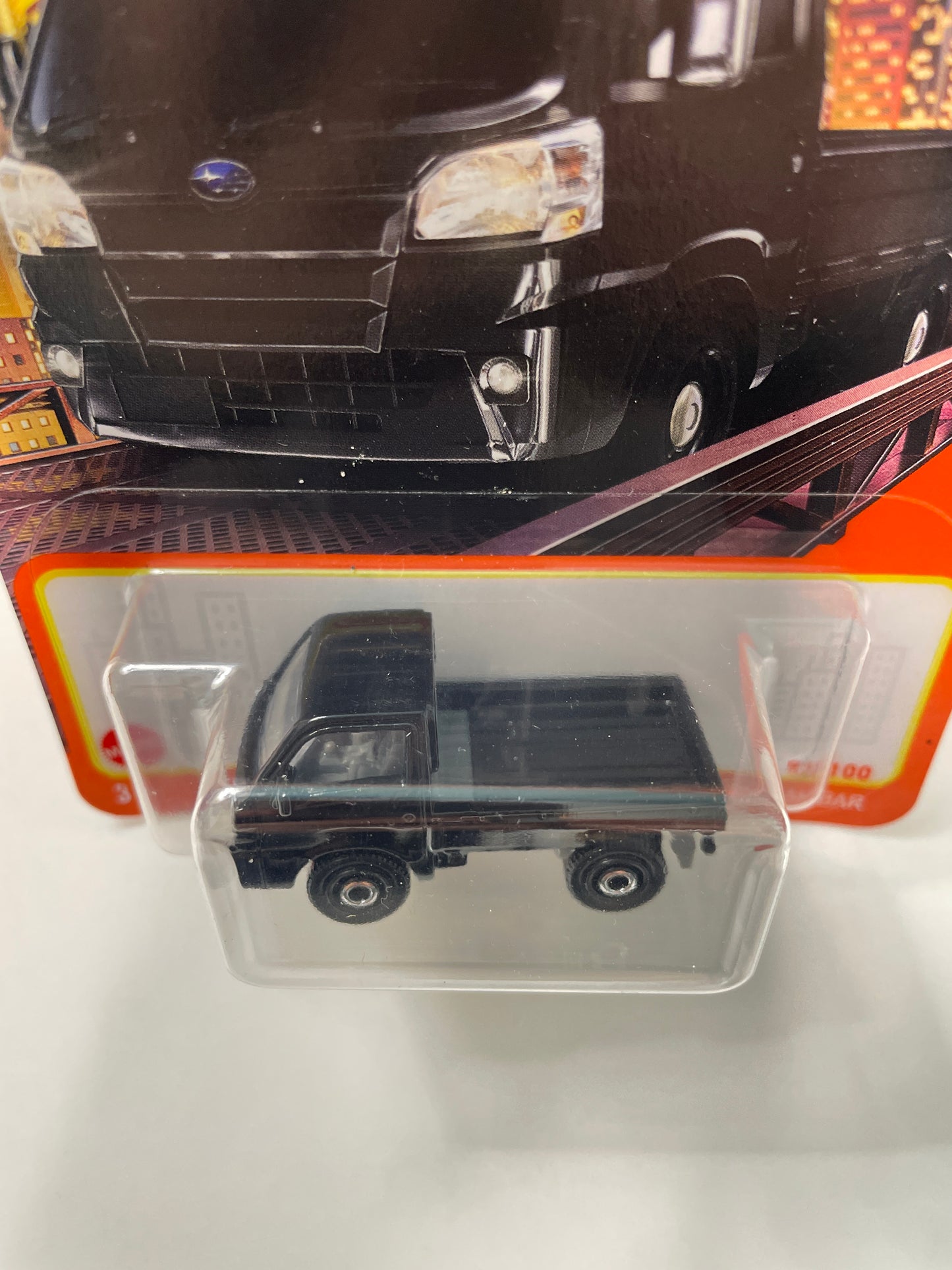 Matchbox 1/64 Subaru Sambar Black