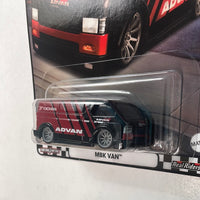 Hot Wheels 1/64 Boulevard Mix U MBK Van Black & Red