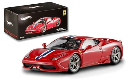 Hot Wheels Elite 1/43 Ferrari 458 Speciale Red - BLY45 - Damaged Box