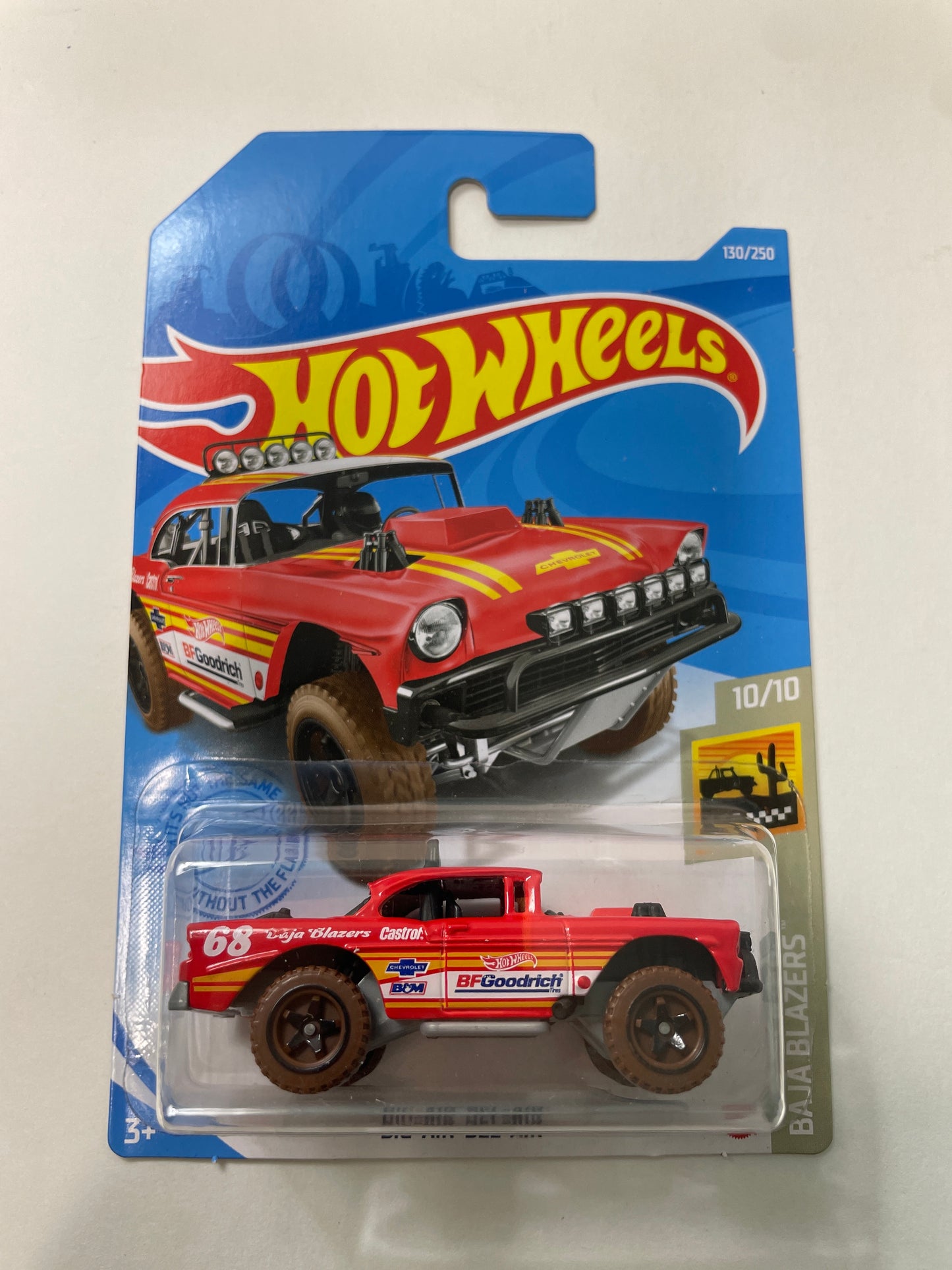 Hot Wheels 1/64 Chevrolet Big-Air Bel-Air Red