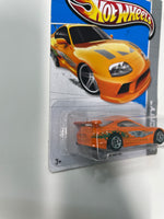 Hot Wheels 1/64 Toyota Supra Orange - Damaged Card