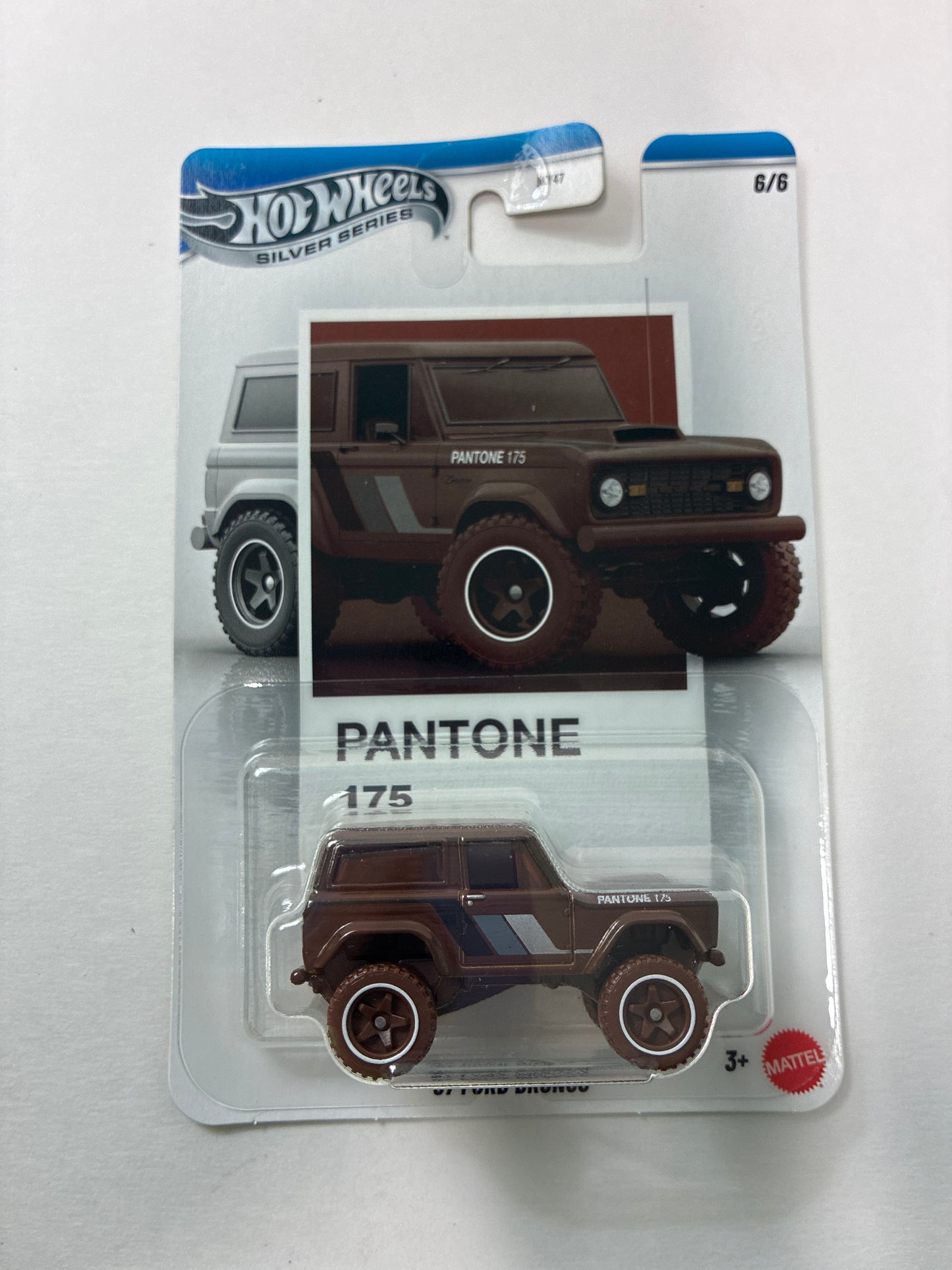Hot Wheels 1/64 Silver Series Pantone #175 '67 Ford Bronco Brown - JKY65