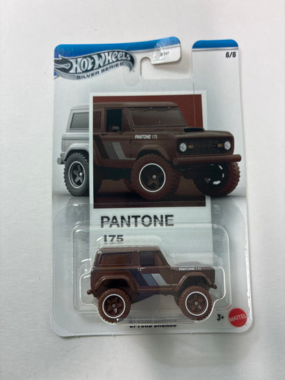 Hot Wheels 1/64 Silver Series Pantone #175 '67 Ford Bronco Brown - JKY65