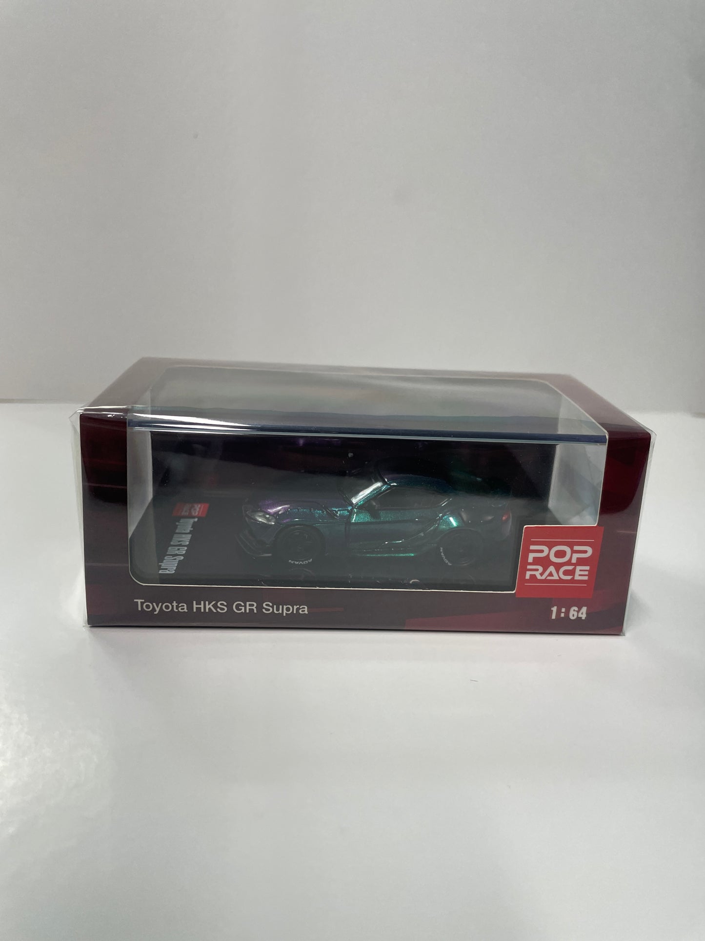 Pop Race 1/64 Toyota HKS GR Supra Magic Purple
