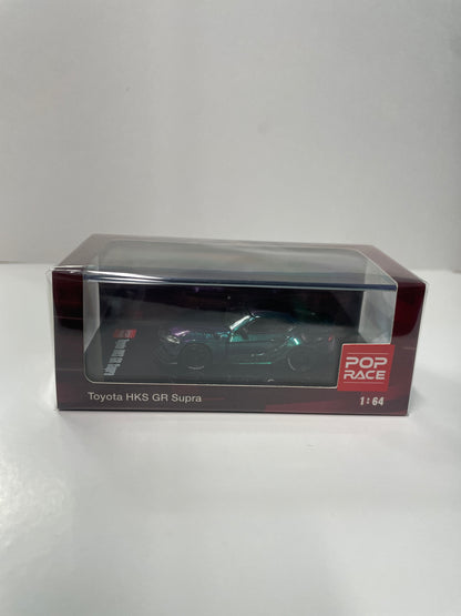 Pop Race 1/64 Toyota HKS GR Supra Magic Purple