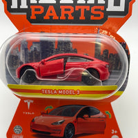 Matchbox 1/64 Moving Parts Tesla Model 3 Red