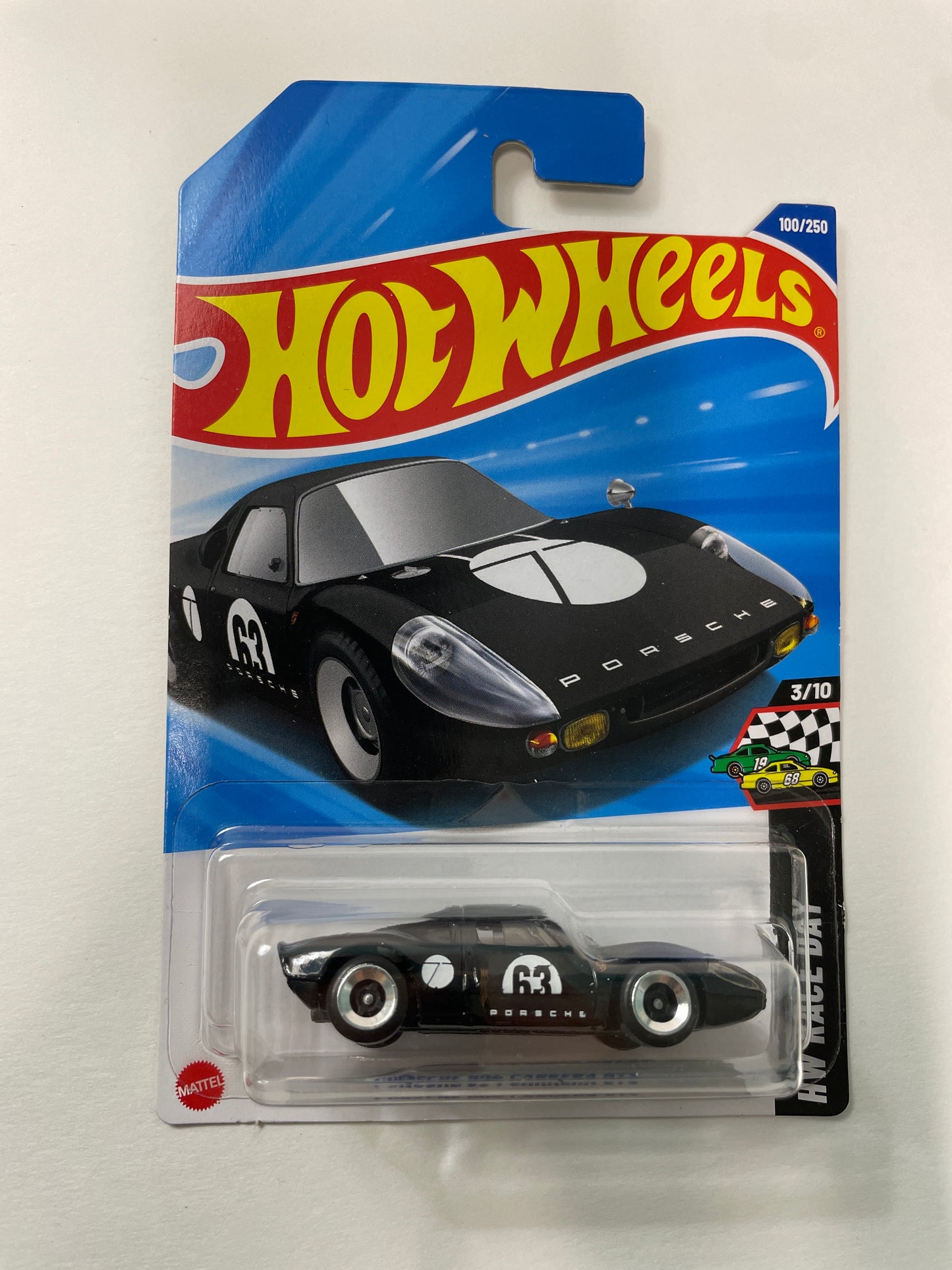 Hot Wheels 1/64 Porsche 904 Carrera GTS Black