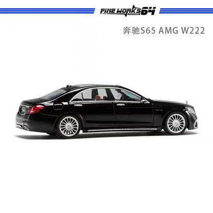 Fine Works64 1/64 Mercedes S Class AMG S65 Black