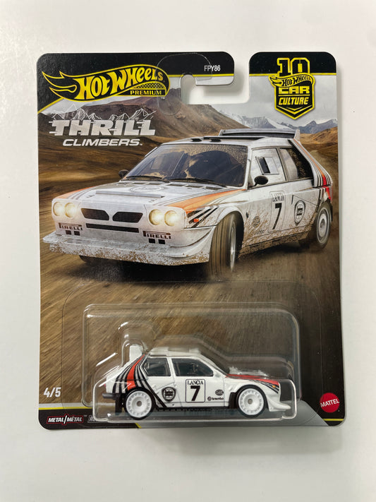 Hot Wheels 1/64 Car Culture Thrill Climbers Lancia Delta S4 White - JKF01
