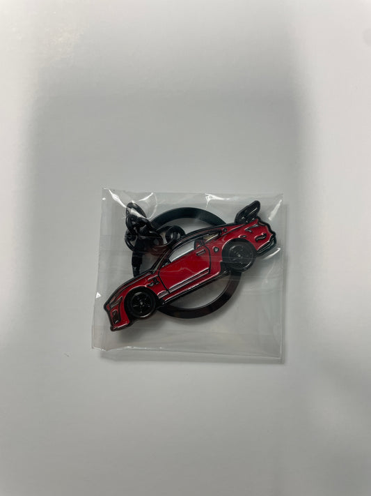 Hot Wheels Convention Key Chain Ford Mustang Shelby GT500 Code Red