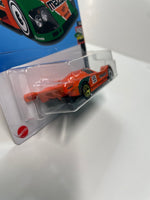 Hot Wheels 1/64 Mazda 787B Orange - Damaged Card