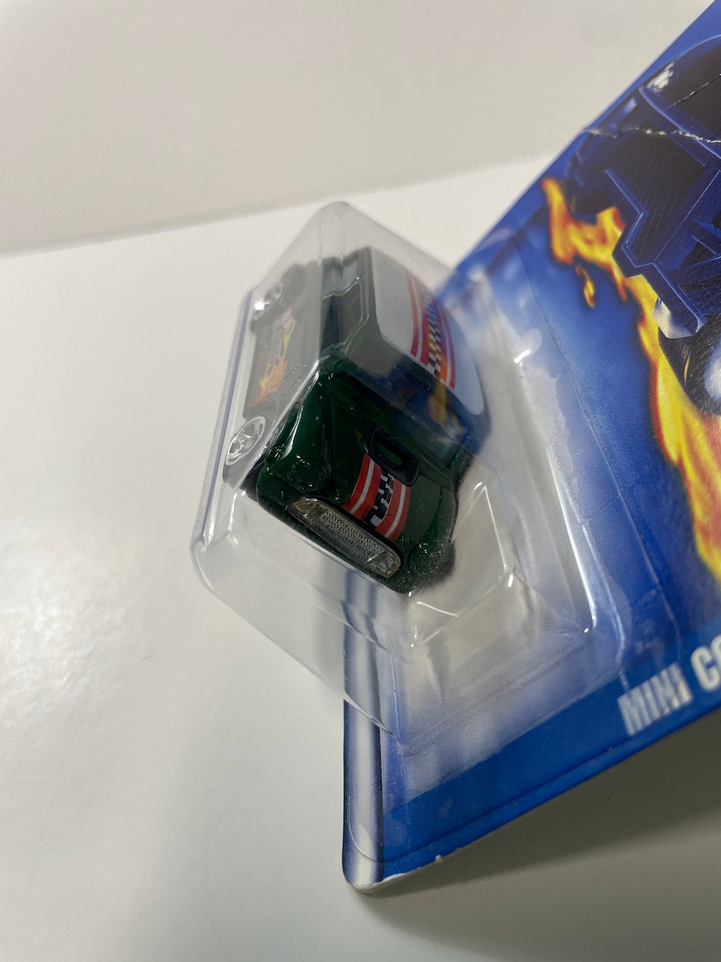 Hot Wheels 1/64 Mini Cooper Green - Damaged Box