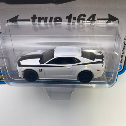 Auto World 1/64 Modern Muscle Version A 2010 Chevy Camaro Hurst Edition Summit White