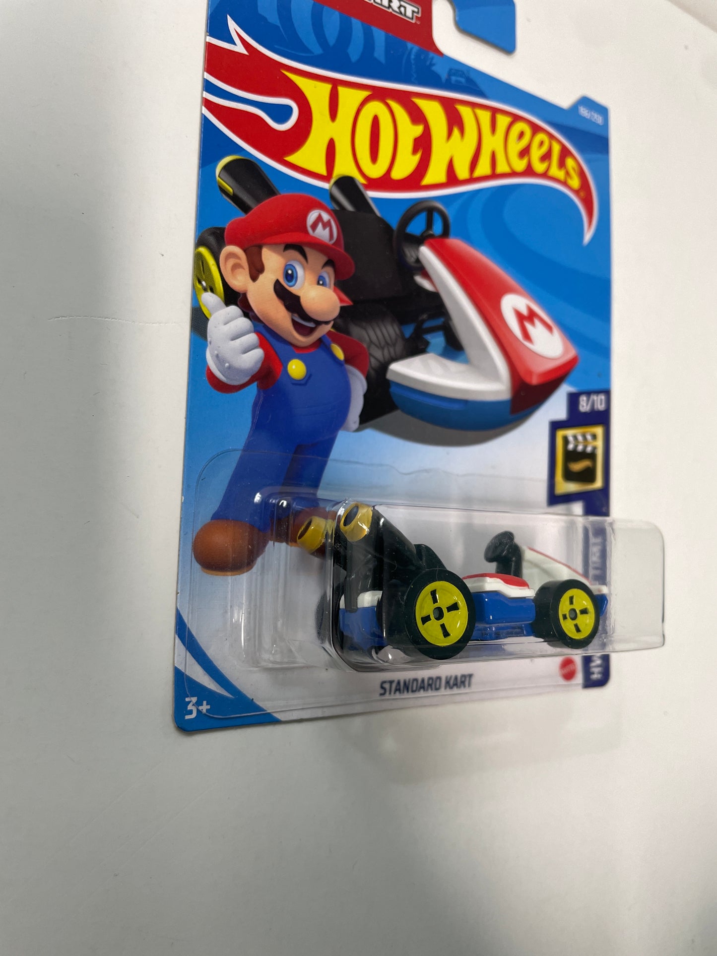Hot Wheels 1/64 Mario Kart Standard Kart Black & Red - Damaged Box