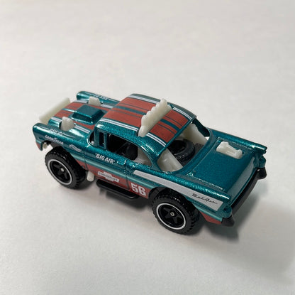 *Loose* Hot Wheels 1/64 5 Pack Exclusive Big-Air Bel-Air Teal