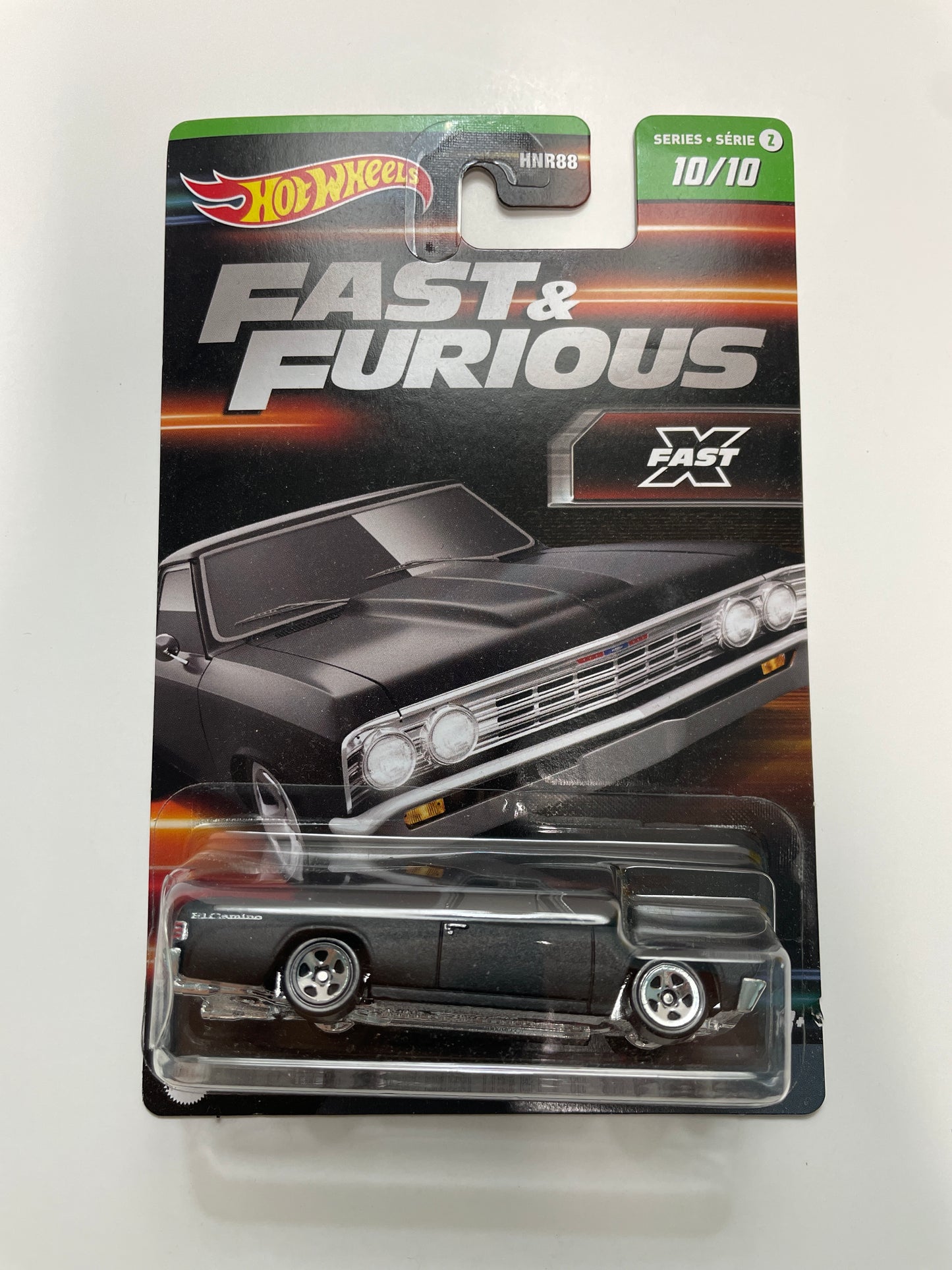 Hot Wheels 1/64 Fast And Furious Series 2 Chevy El Camino Black - Damaged Card