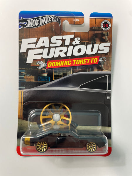 Hot Wheels 1/64 Fast And Furious Dominic Toretto 1968 Dodge Charger Black