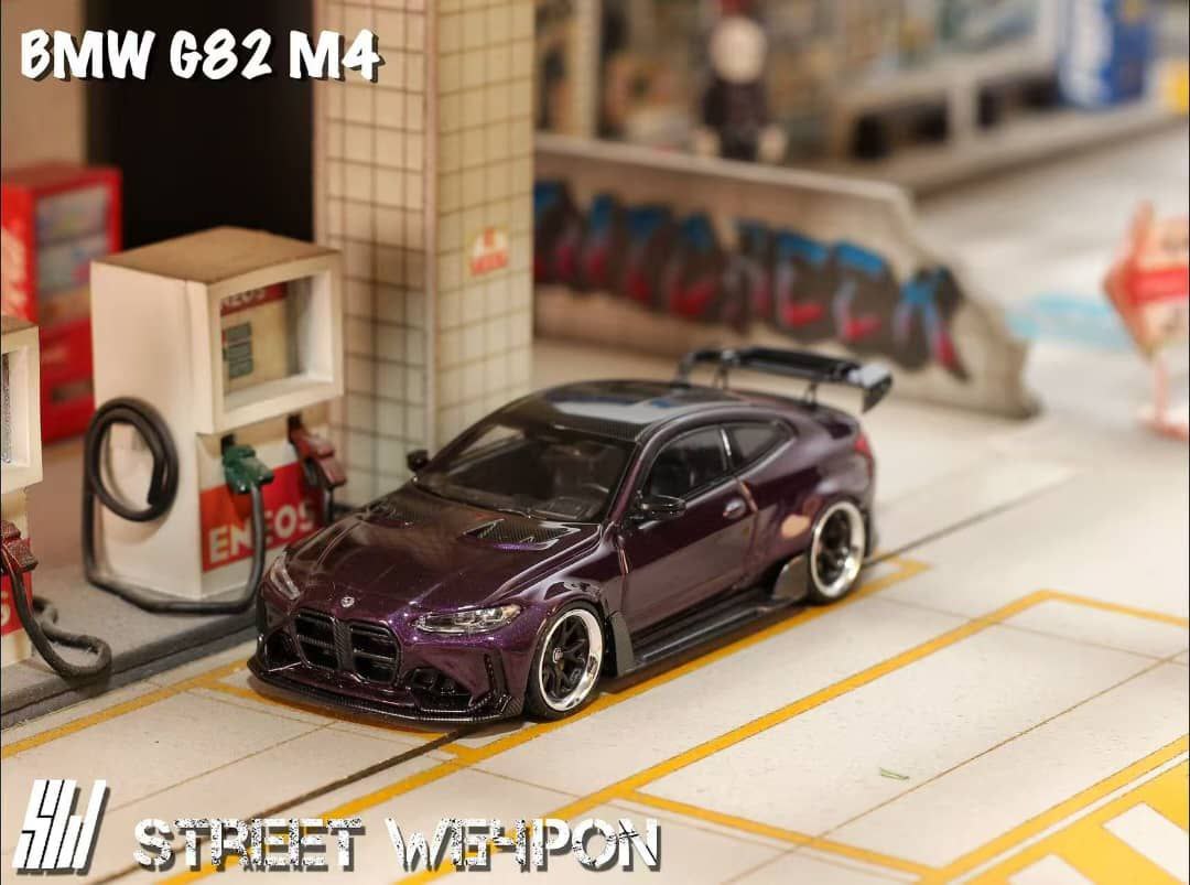 Street Weapon 1/64 BMW M4 Purple