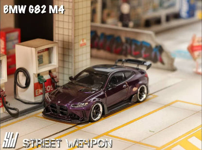 Street Weapon 1/64 BMW M4 Purple