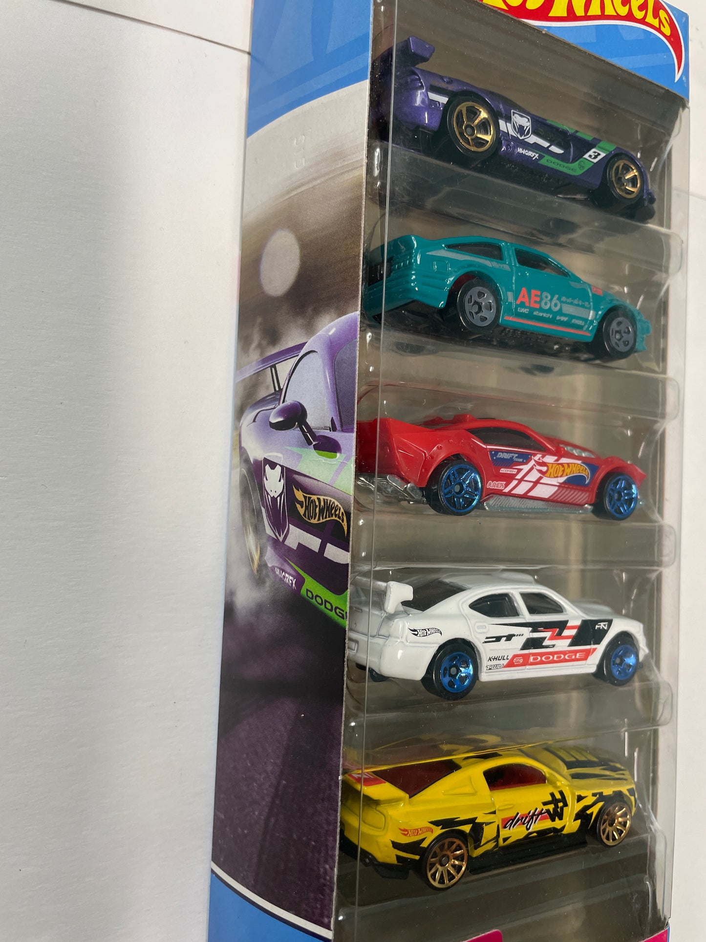 Hot Wheels 1/64 5 Pack Drift - Damaged Box
