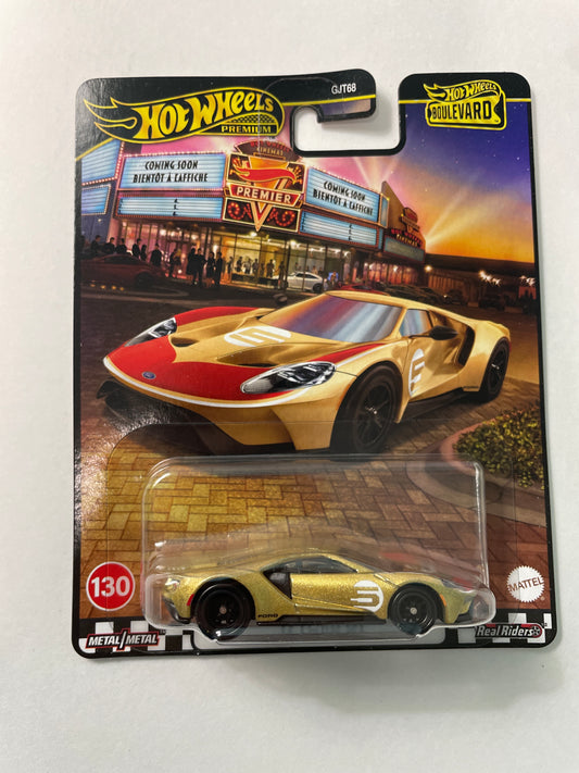 Hot Wheels 1/64 2025 Boulevard Mix C '17 Ford GT Gold