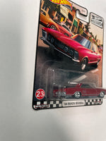 Hot Wheels 1/64 Boulevard ‘64 Buick Riviera Red - Damaged Card